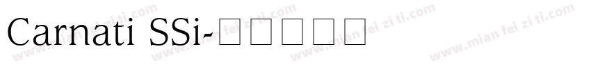 Carnati SSi字体转换